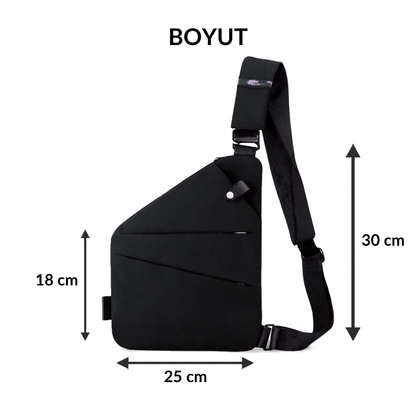 PaceBag™ Urban Çapraz Çanta – Al Yanına Çık Yola