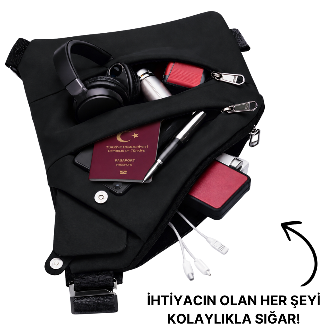 PaceBag™ Urban Çapraz Çanta – Al Yanına Çık Yola