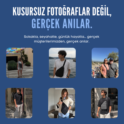 PaceBag™ Urban Çapraz Çanta – Al Yanına Çık Yola