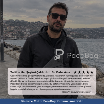 PaceBag™ Urban Çapraz Çanta – Al Yanına Çık Yola